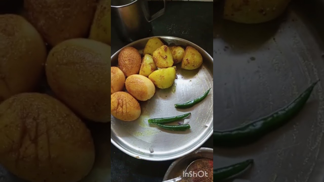 মটর শুটি ও পিয়াঁজ কলি দিয়ে হাসের ডিমের কষা 