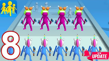 Join Clash 3D Part 8 Max Level 53 - 58 New Update Gameplay (iOS, android)