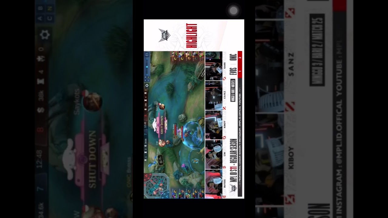 Mic Check EVOS VS ONIC GAME 2 #viralvideo #video #shorts #viral #shortvideo #mobilelegendsindonesia