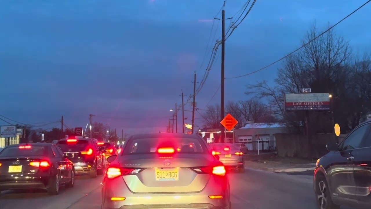 1.23.2024 Evening Commute on Route 1 in Edison, NJ