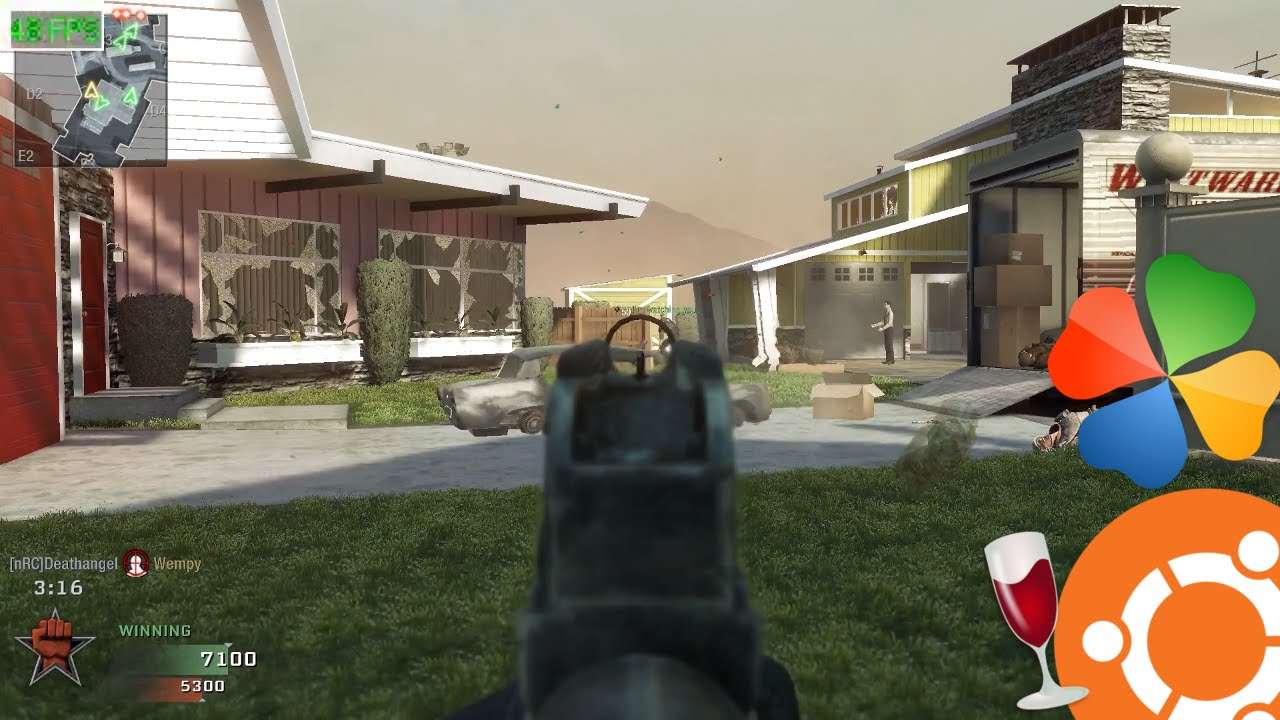 New Call Of Duty Black Ops Multiplayer on Ubuntu Linux via Wine