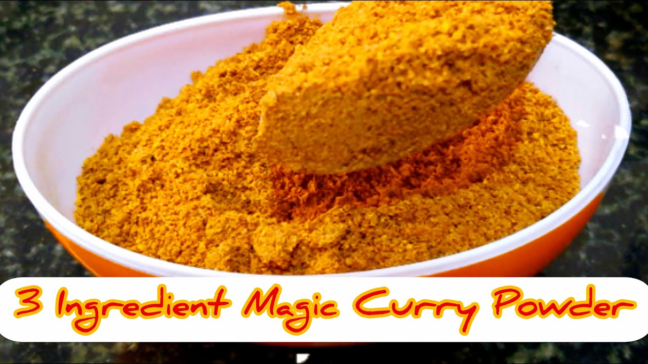 3 INGREDIENTS Curry Powder RecipeMasalaMuslim South Indian Curry