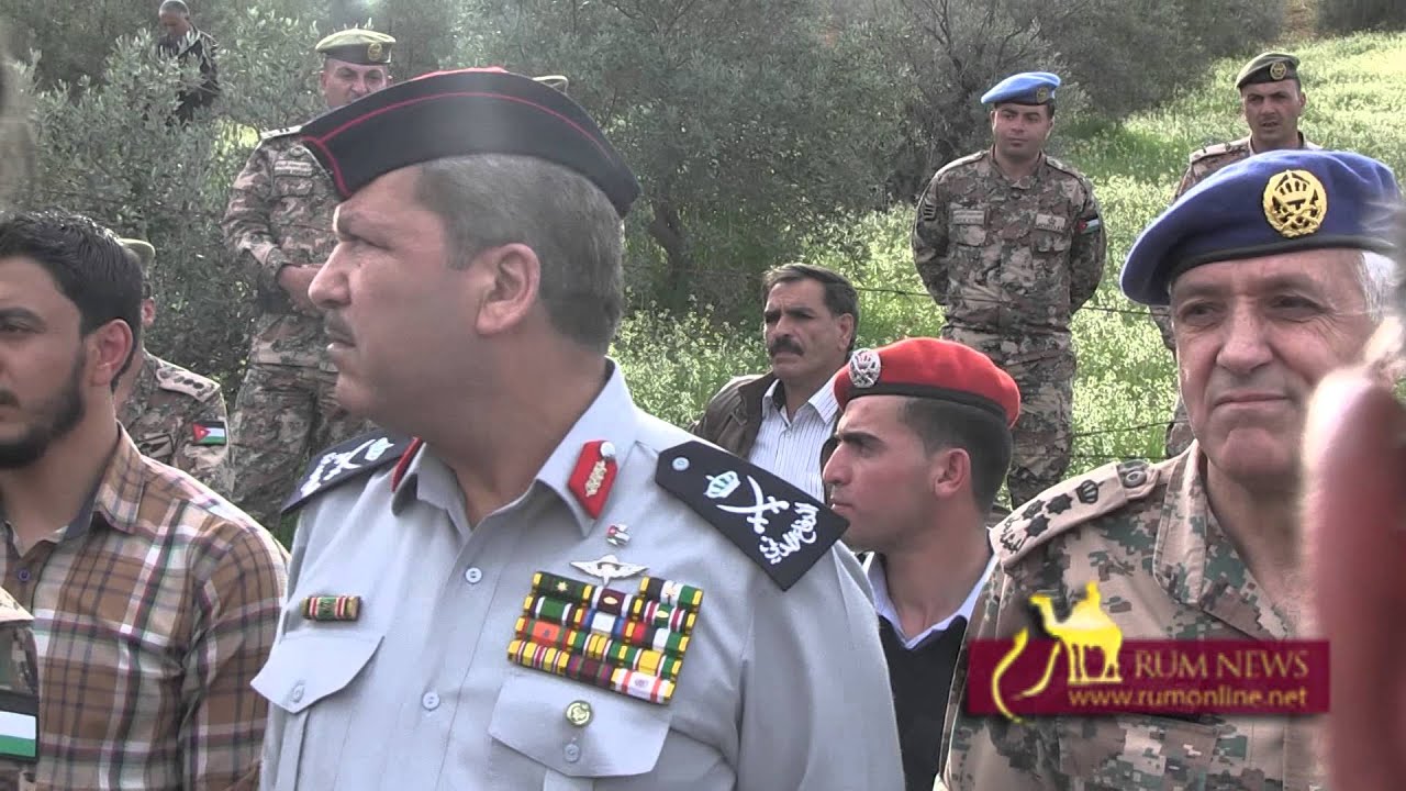 الملك يشارك في تشييع جثمان الشهيد الرائد راشد الزيود  /وكالة رم للانباء