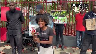 An impassioned Alyssa Phillip speaks on police experience and calls for justice for Joshua Samaroo
