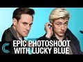 Epic Photoshoot with Top Model Lucky Blue