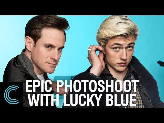 Epic Photoshoot with Top Model Lucky Blue class=