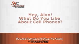 Cellphone for seniors with tracfone