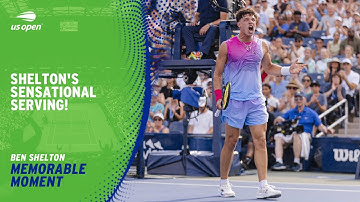 Ben Shelton Wins Every Point on His Serve in a Set! | All Games in Full | 2024 US Open