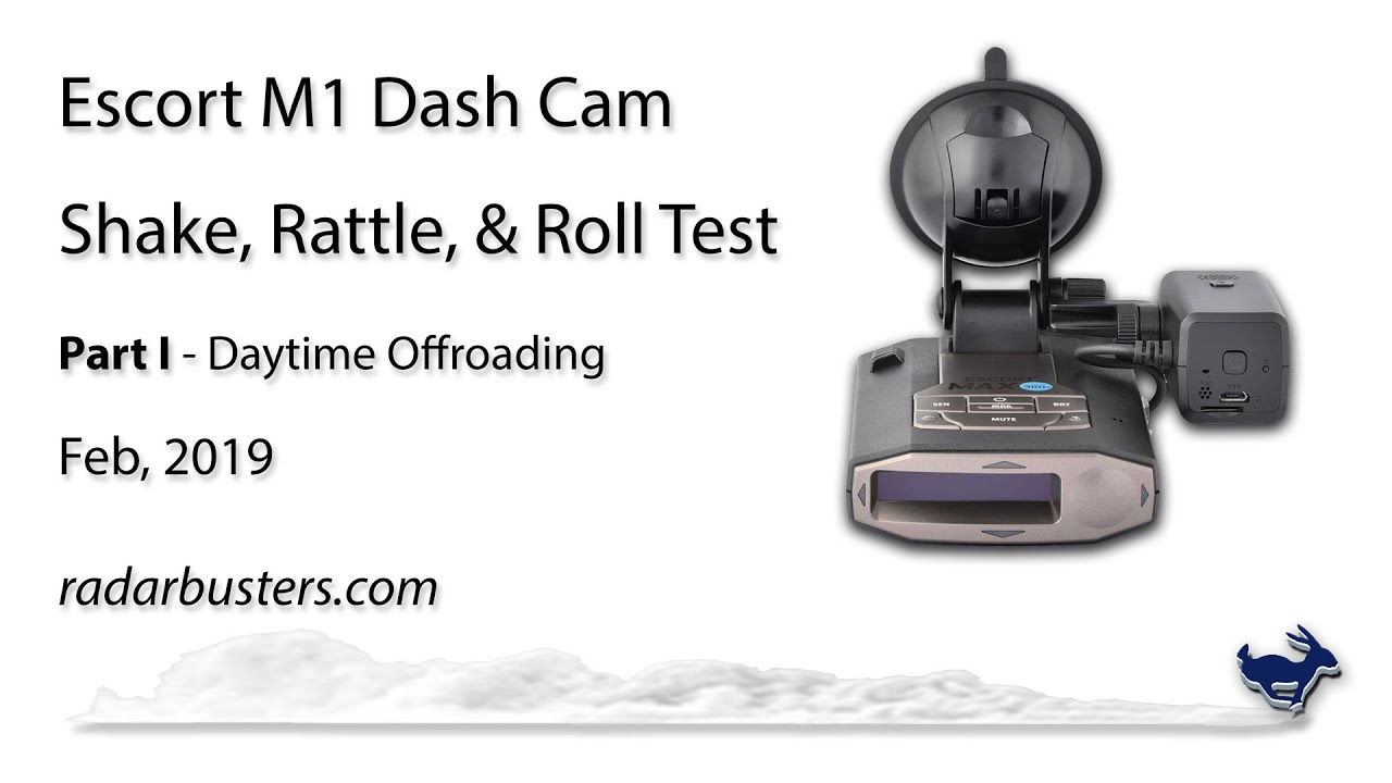 Escort M1 Dash Cam Review & Test, Part 1 - Daytime Offroading in Arizona