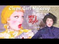 Using real victorian makeup the clean girl way