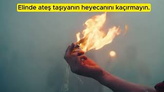 Bunu Nasıl Yapıyor Elinde Ateş Taşıyanın Heyecanını Kaçırmayın. Ş
