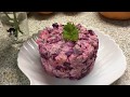 Свекольный салат с курицей ///Beet salad with chicken