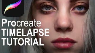 How To Paint Realistic Portrait in iPad Procreate screenshot 5