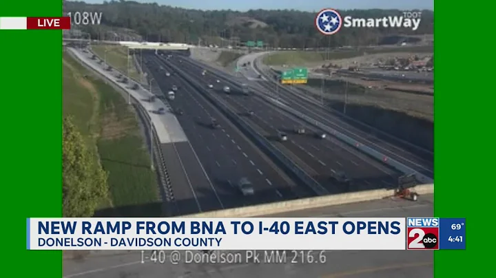 New ramp from BNA to I-40 East opens