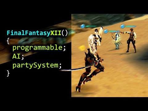 FFXII's Programmable AI Party - Learning Programming in Games