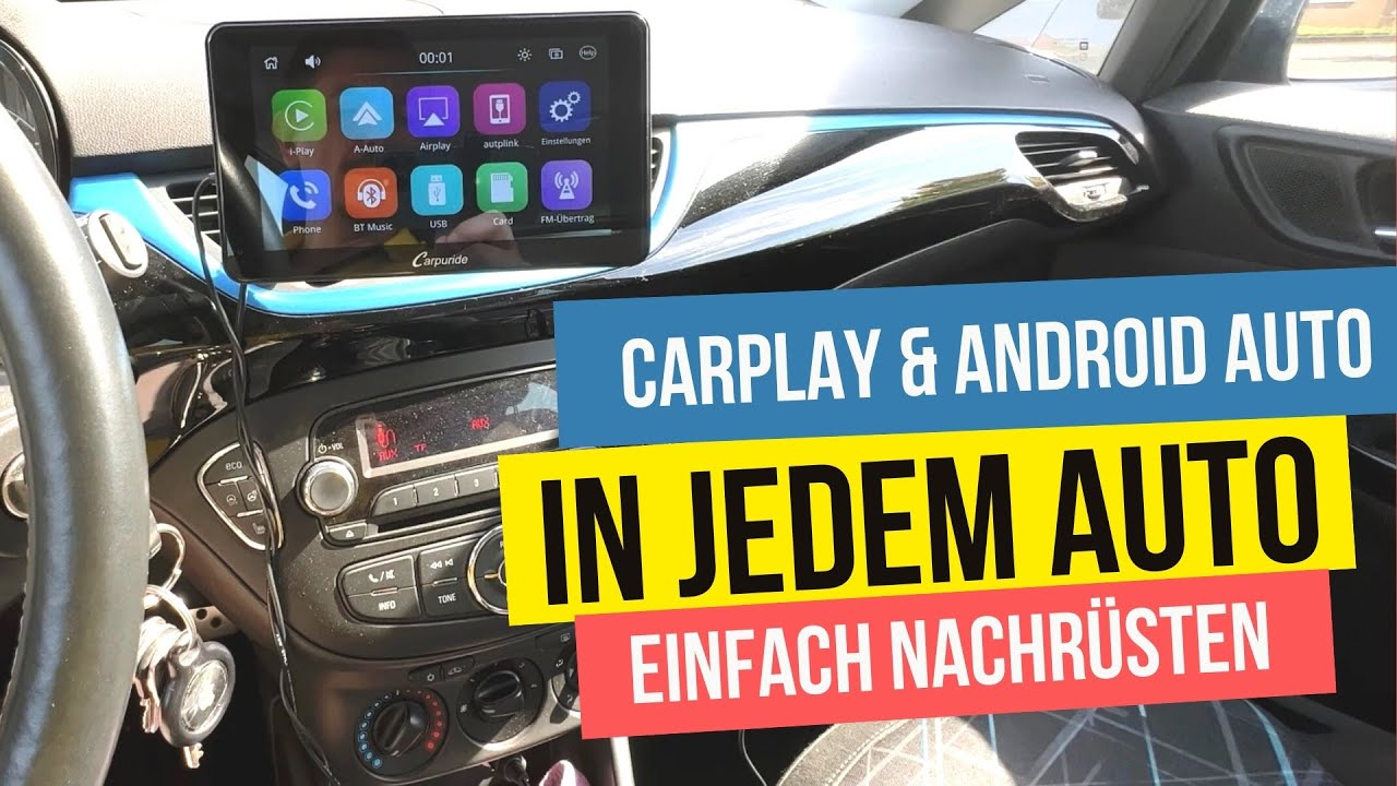 Dank Carpuride wireless Carplay & Android Auto in jedem Auto nachrüsten!  (deutsch) 