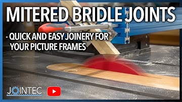 Mitered Bridle Joints on Your Table Saw With One Jig!
