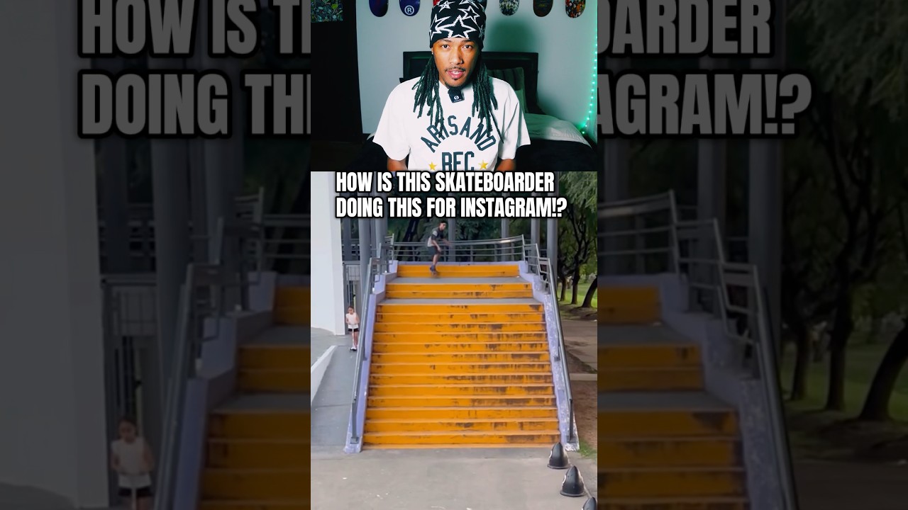 Как этому скейтбордисту удаётся делать это для Инстаграма?!