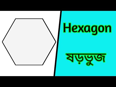 ভিডিও: কীভাবে ষড়ভুজ আঁকবেন