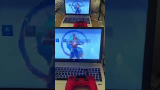 ‏ربط البلايستيشن مع شاشة الحاسوب ‏المحمول | #shortvideo #speed #ps4 ￼
