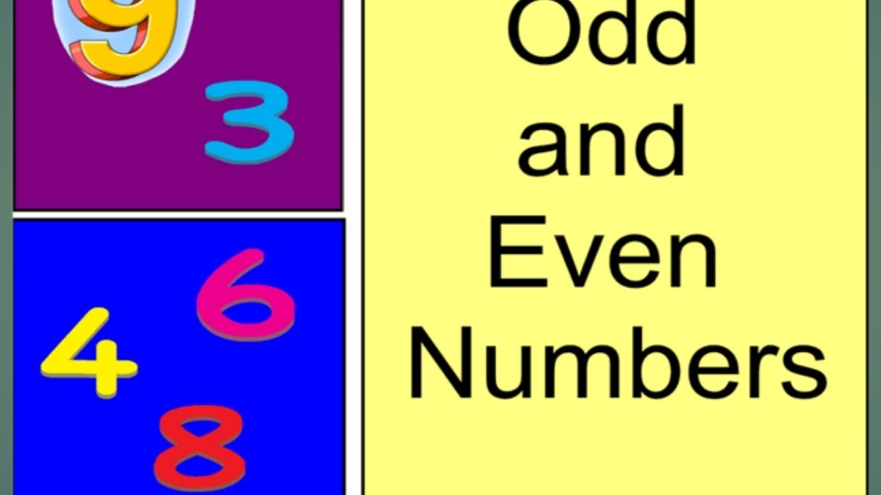 Even number and odd number YouTube