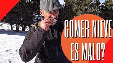 ¿Por qué no comer la primera nieve?