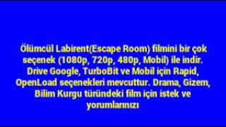 Ölümcül Labirent (Escape Room) İndir – Türkçe Dublaj – 1080p