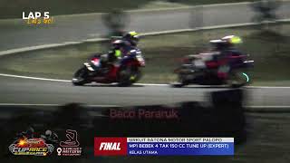 Iswandi Muis Vs Awhin Sanjaya || Final-  MP1 BEBEK 4 TAK 150 CC TUNE UP (EXPERT) Palopo Cup Race