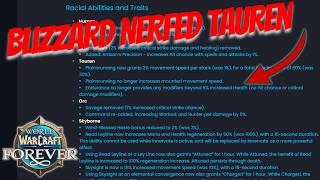 Details Tauren Nerfed - Should you roll Skyborne - WoW Forever News
