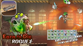 Earn to Die Rogue - All Rare, Epic & Uncommon Equipment Unlocked Gameplay