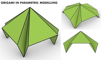 A Simple Origami Canopy