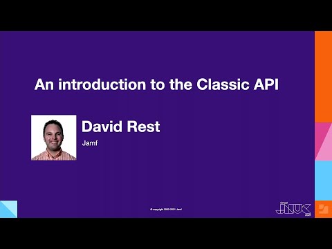 An introduction to the Classic API | JNUC 2021