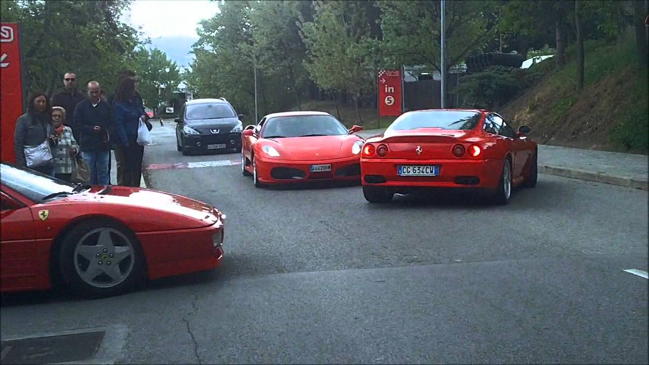 Ferrari Traffic Jam & Ferrari 430 sound in the Tunnel