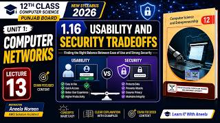Usability and Security Tradeoffs Explained | Class 12 Computer Networks Lecture 13
