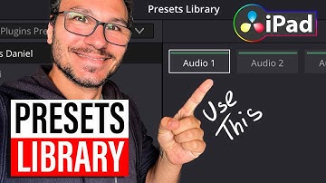 How To Save Audio Plugins Presets in DaVinci Resolve iPad