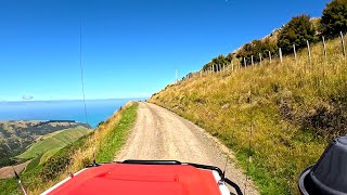 Akaroa Heads Lighthouse Road in 4K