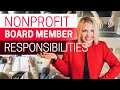 Roles & Responsibilities of a Nonprofit Board Member