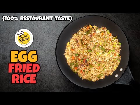 How to Make Egg Fried Rice | Restaurant Style Egg Fried Rice | drchef Kitchen