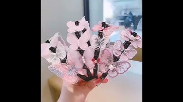 PVN33073 Băng Đô Cài Tóc Kiểu Dáng bướm xinh t2