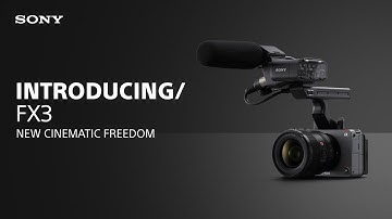 Introducing the Sony FX3 Cinema Line