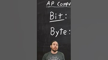 What is a "bit?" (AP Computer Science Principles)