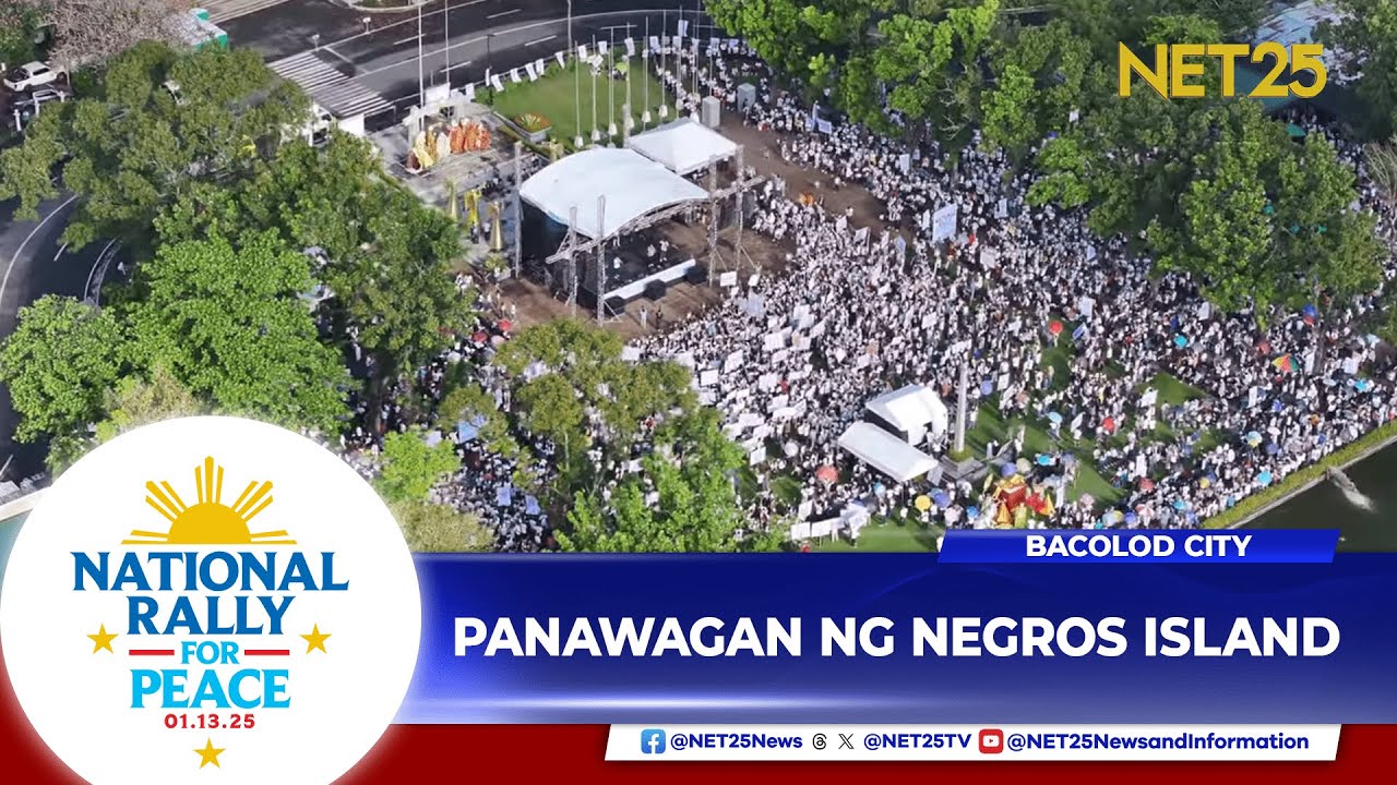 70,000 attendees, payapang nag-rally — Bacolod Police - YouTube