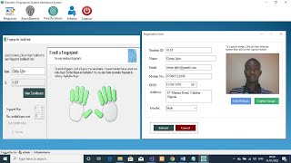 Biometric Fingerprints Student Attendance System in VB NET SQL Server Source Code