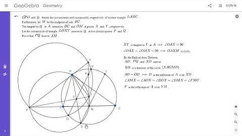 Olympiad Geometry Problem #83: Tangency, Circumcircle, Bisection