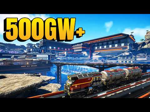 I Turned the Bluecrater Into A Colossal Rocketfuel Facility Satisfactory 1.2