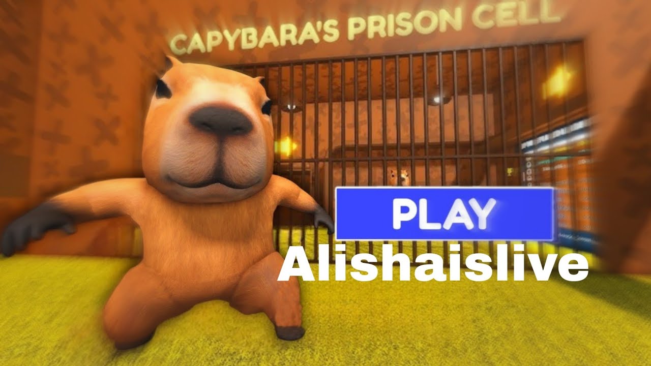 CAPYBARA,S PRISON RUN (Obby) #roblox #robloxberryavenue #robloxgames # ...