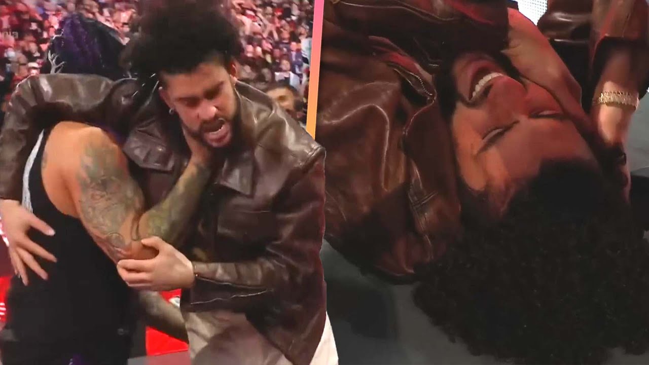 Bad Bunny SLAMMED Through Table at WWE Raw