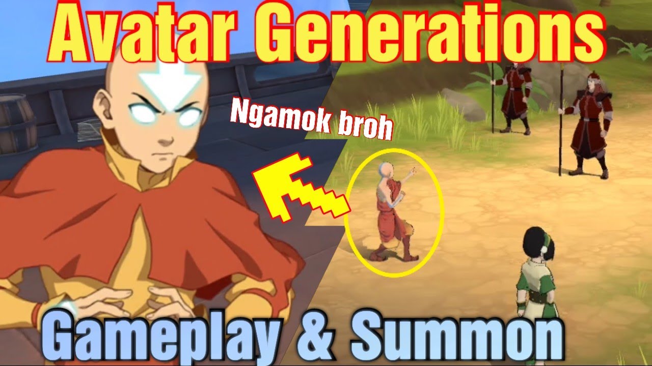 Avatar Generations New Playstore Game. First Gameplay & Gacha Summon.
