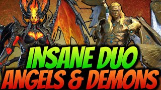 CARDIEL & SICIA FLAMETONGUE REVIEW | THEY DO THEM ALL | MOST COMPLETE COUPLE RAID SHADOW LEGENDS