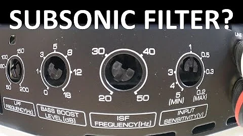 Subsonic Filters, protect your subwoofer from low bass using a multi-meter.
